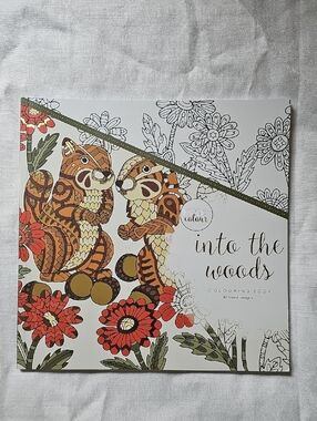 KAISER Colour into the woods Coloring Book 40 forest designs New